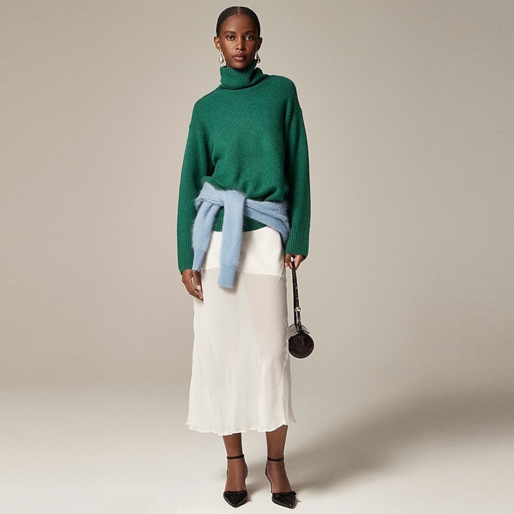 J. Crew - Turtleneck Sweater in Supersoft Yarn - Heather Pine
